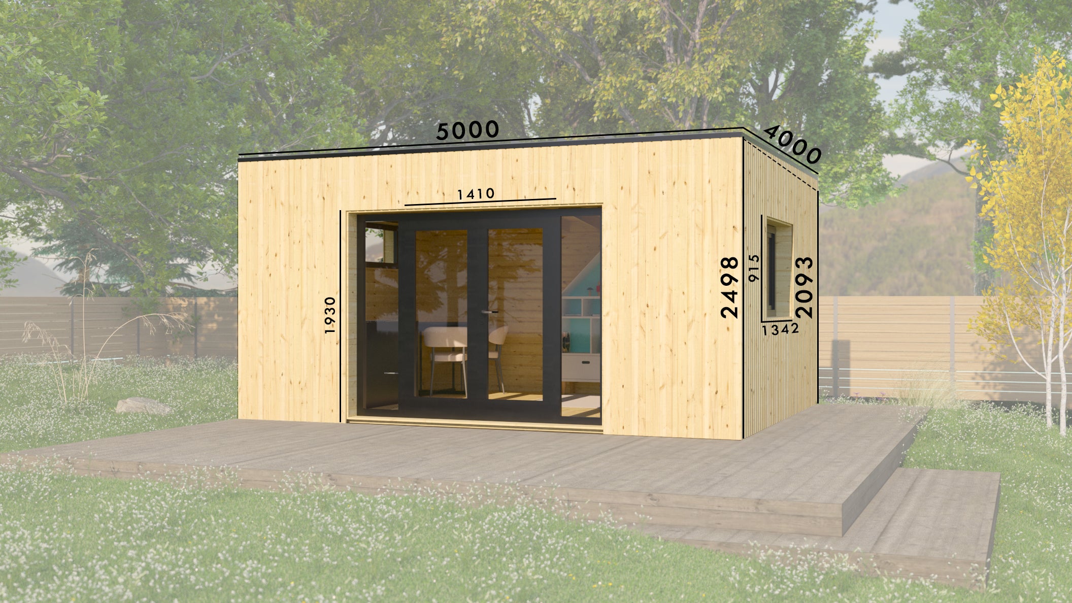 Extension bois FAGUS 20m² – Une vraie pièce de vie
