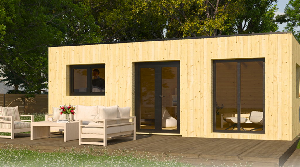 Studio de jardin bois FICO 28m² – Studio de jardin habitable