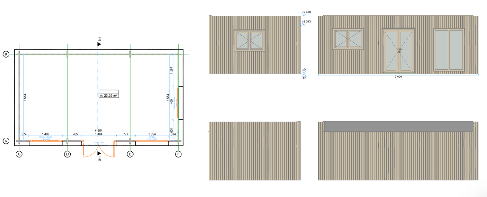 Studio de jardin bois FICO 28m² – Studio de jardin habitable