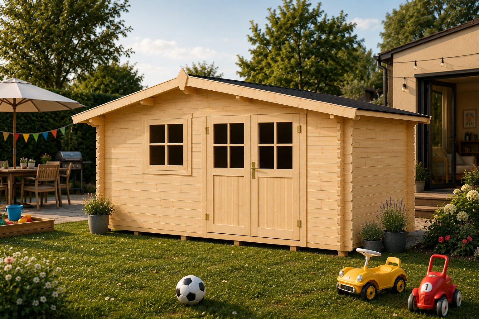 Abris en bois MYRTE 9